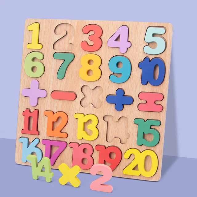 Wooden Number Puzzle