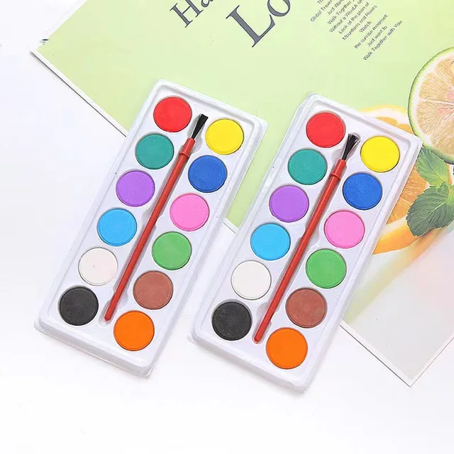 Water Color with Brush