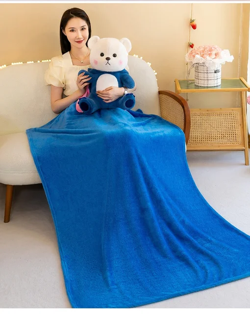 Blanket with Soft Toys