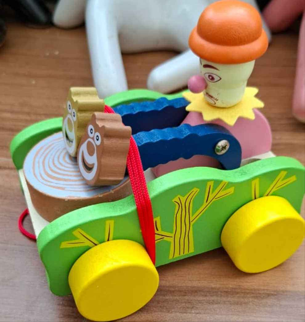 Wooden Pull String Toys