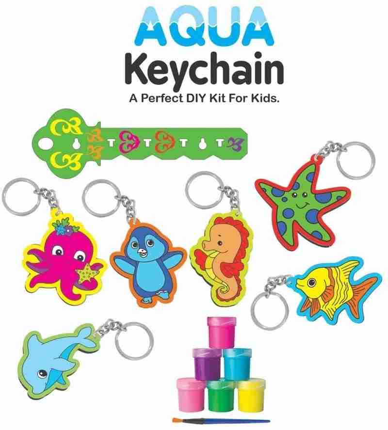 ✨ Creative DIY Keychain Making Kit for Kids | Fun Art & Craft Activity Set | Premium Birthday Return Gift 🎨