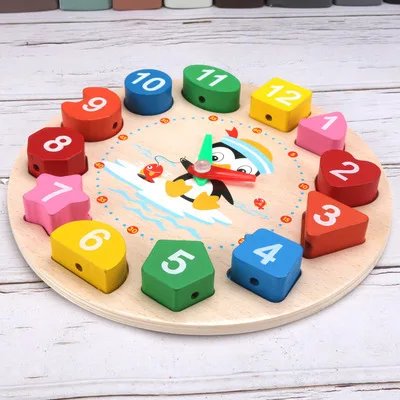 Wooden Learning Clock