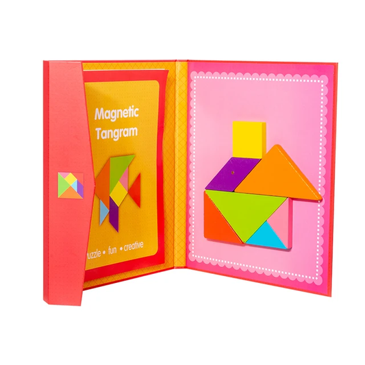 Wooden Magnatic Tangram Puzzle