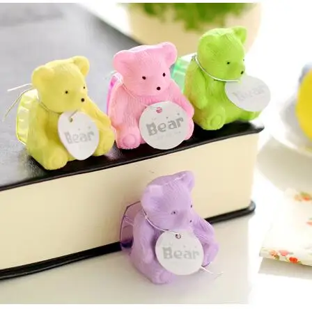 Teddy Bear Shape Eraser with Sharpener