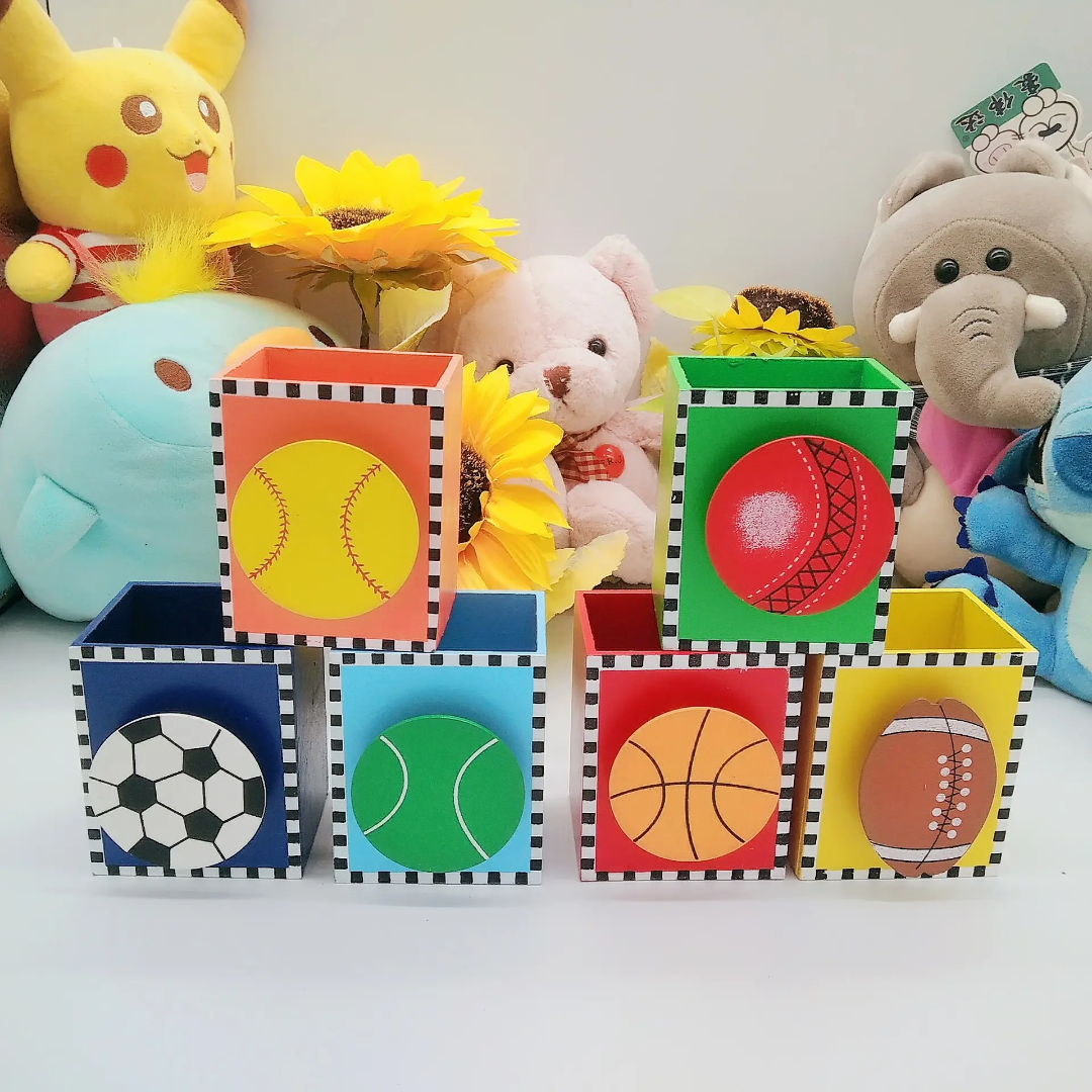 Wooden Pen Holder