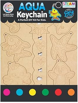 ✨ Creative DIY Keychain Making Kit for Kids | Fun Art & Craft Activity Set | Premium Birthday Return Gift 🎨