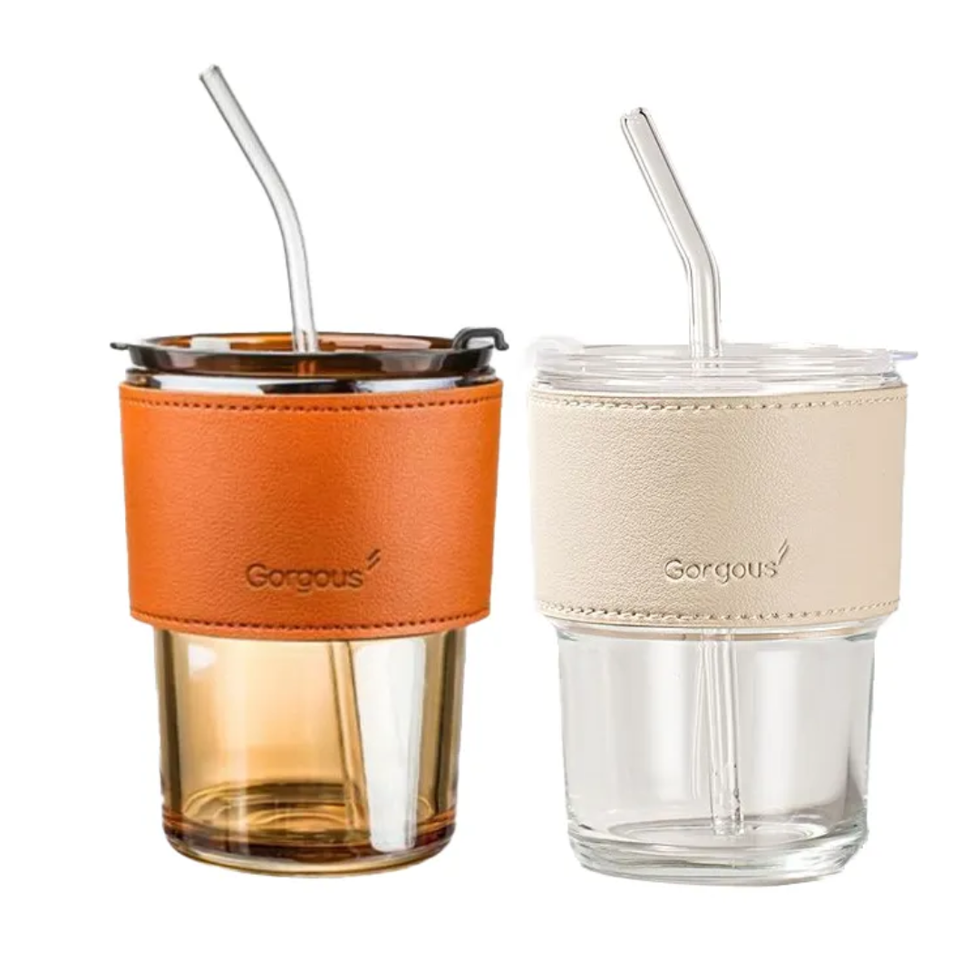 Leather Glass Mug