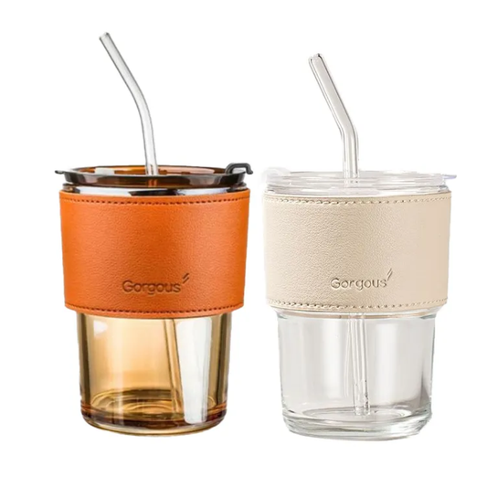 Leather Glass Mug