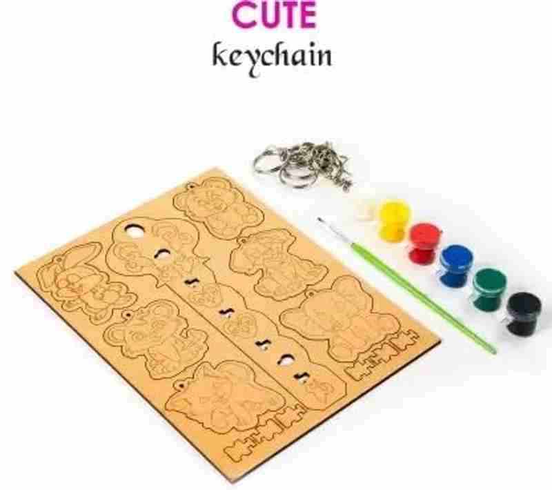 ✨ Creative DIY Keychain Making Kit for Kids | Fun Art & Craft Activity Set | Premium Birthday Return Gift 🎨