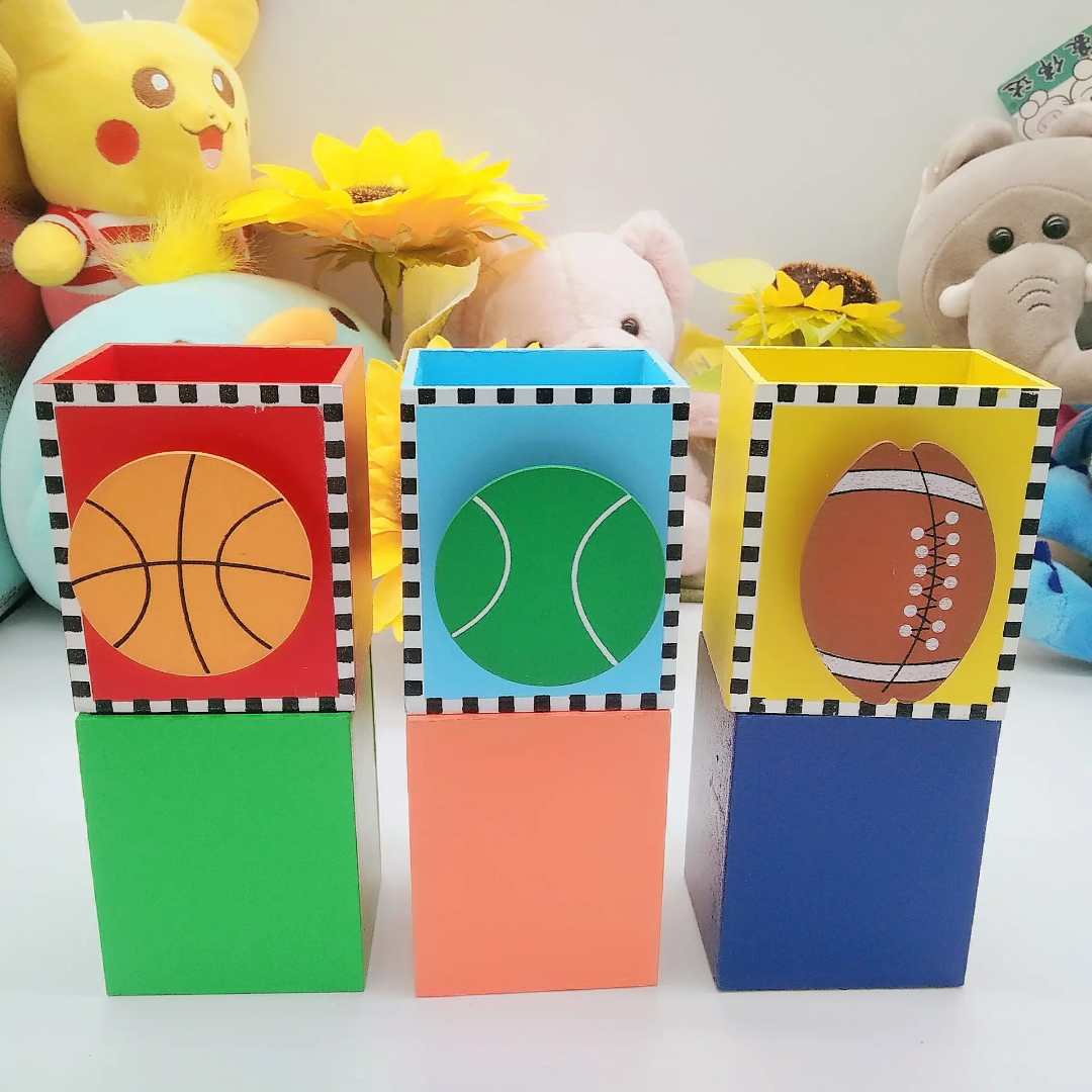 Wooden Pen Holder