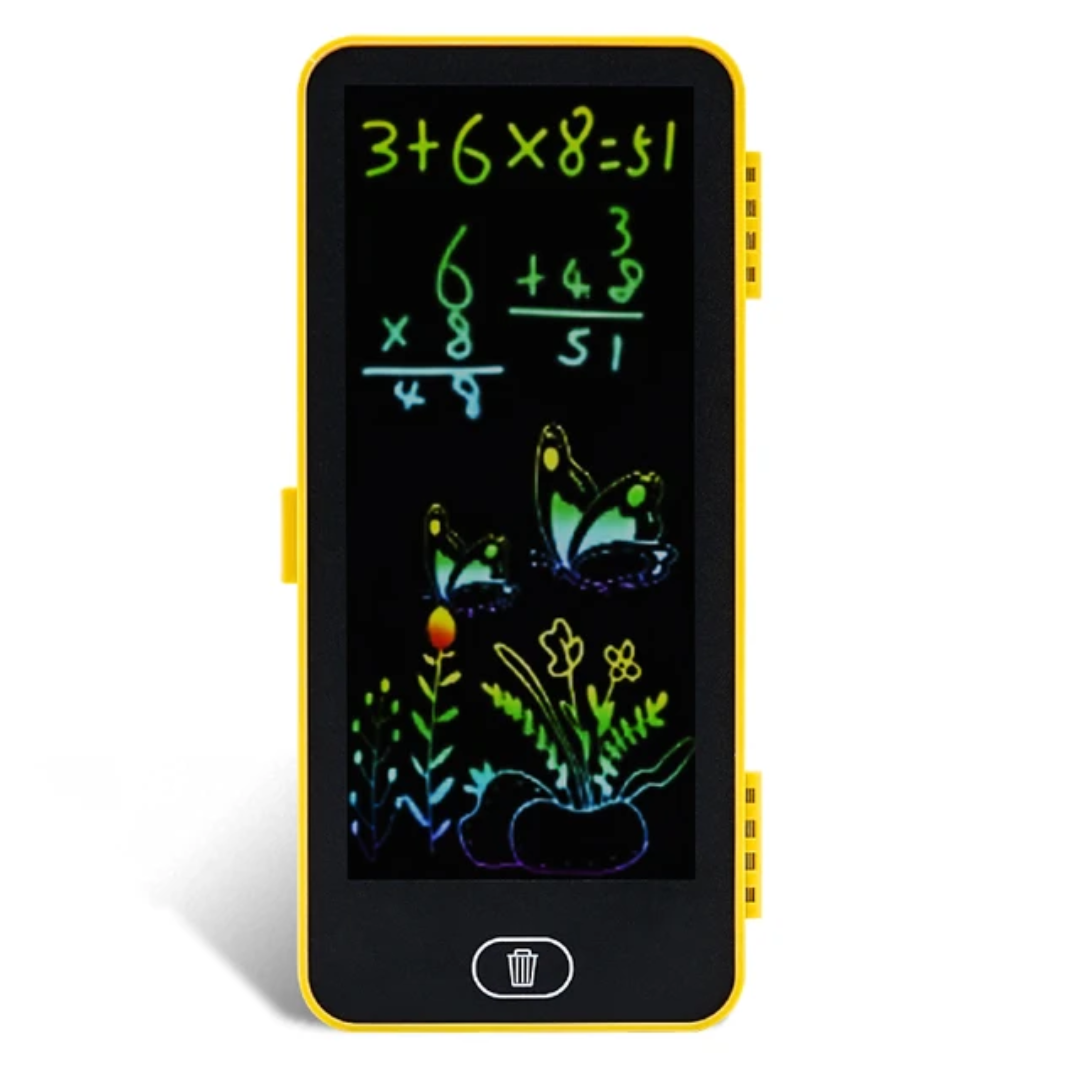 2-in-1 LCD Magic Slate Pencil Box & School Compass Box