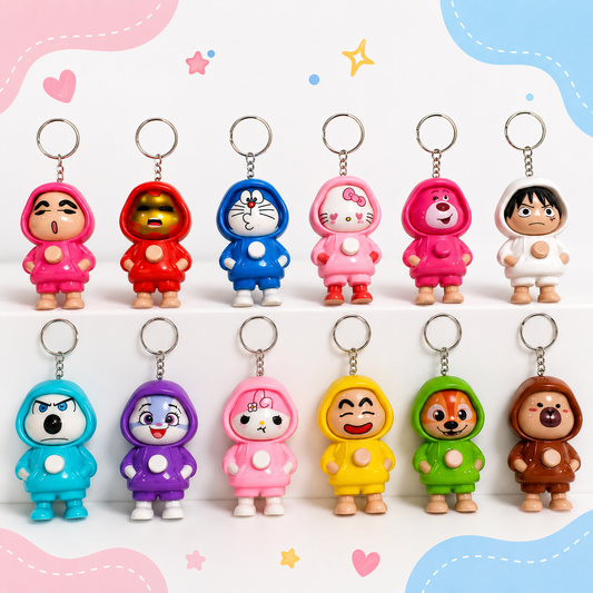 Face Changing Keychain