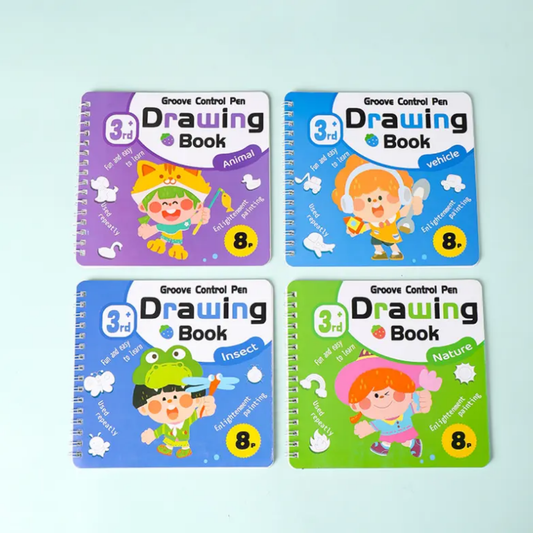 ✨ Magic Reusable Drawing Book | Infinite Sketching Fun for Kids & Creatives! 🖍️