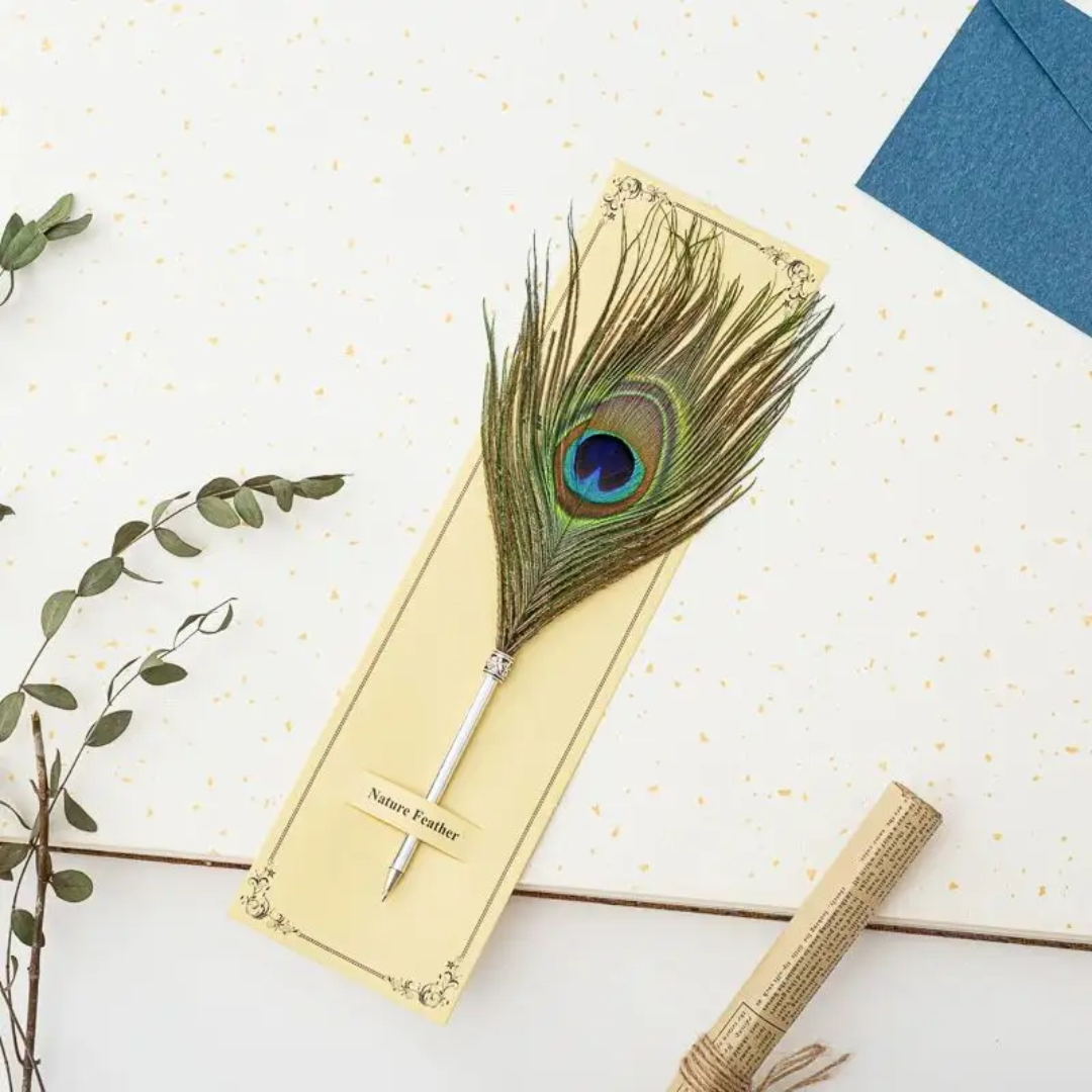 Peacock Feather Pen