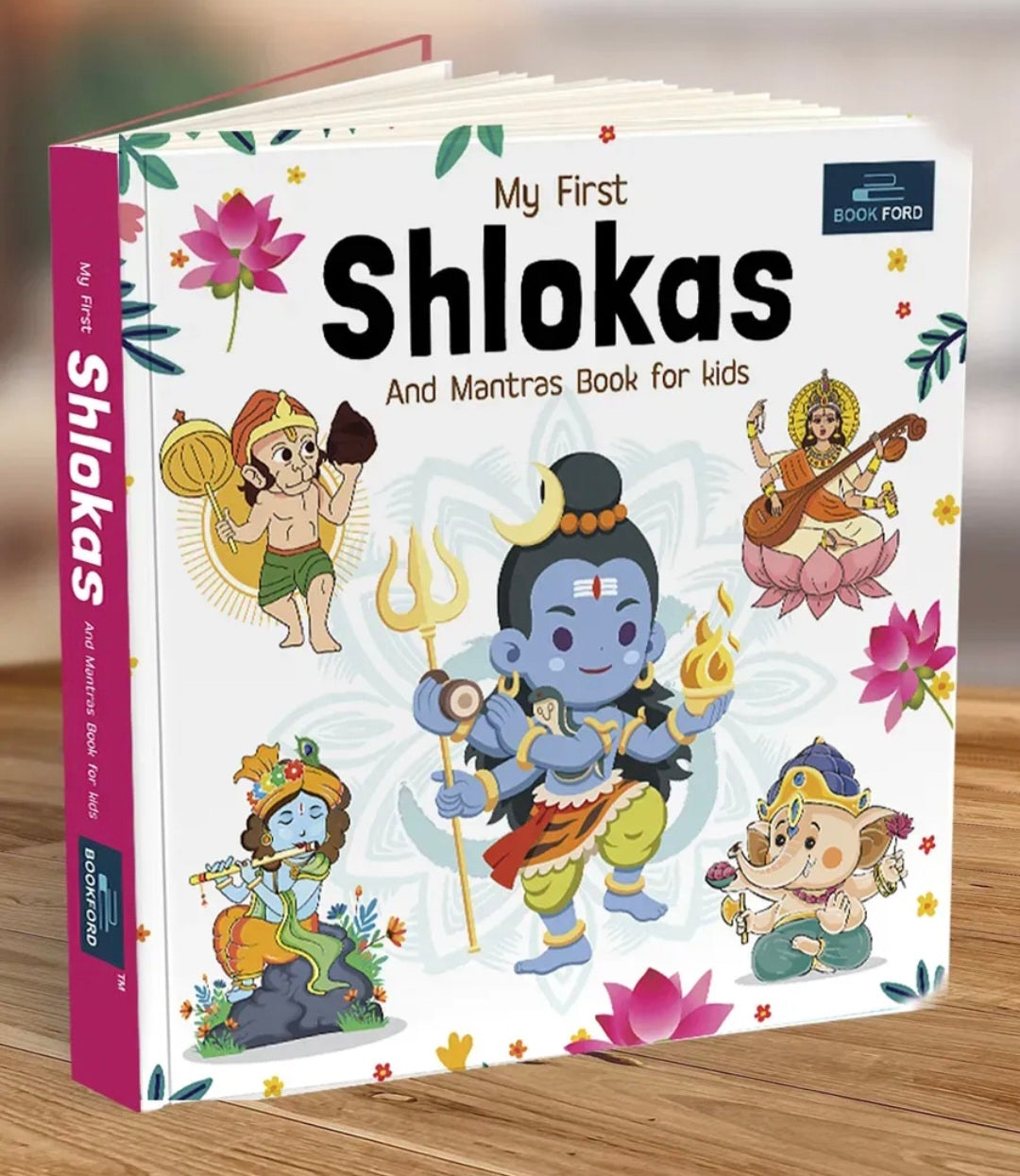 🌟 My First Shloka Book for Kids | Illustrated Sanskrit Mantras & Prayers Board Book | Sacred Devotional Gift for Toddlers ✨